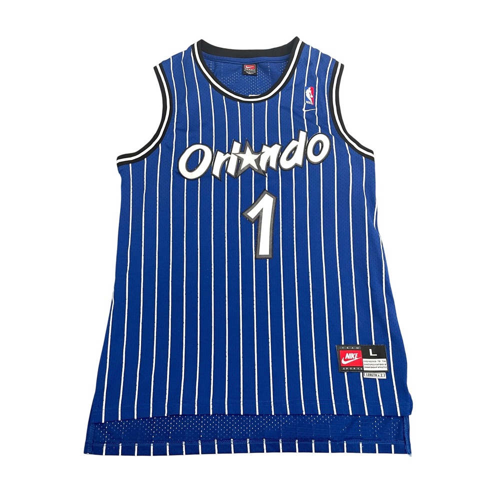 Vintage Nike Penny Hardaway Orlando Magic Jersey Men's Large Blue NBA Stitched